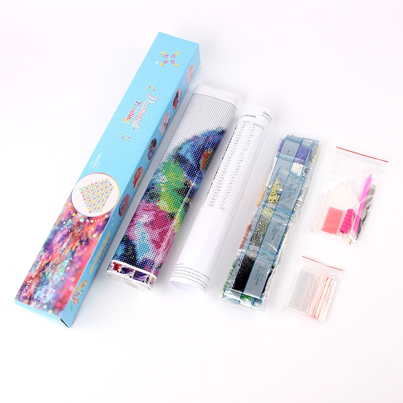 Óriás hold színes fényekkel gyémántkirakó - DIY 5D - 30x40 cm gyémántkirakó | Artshine Gyémántkirakó készlet tartalma